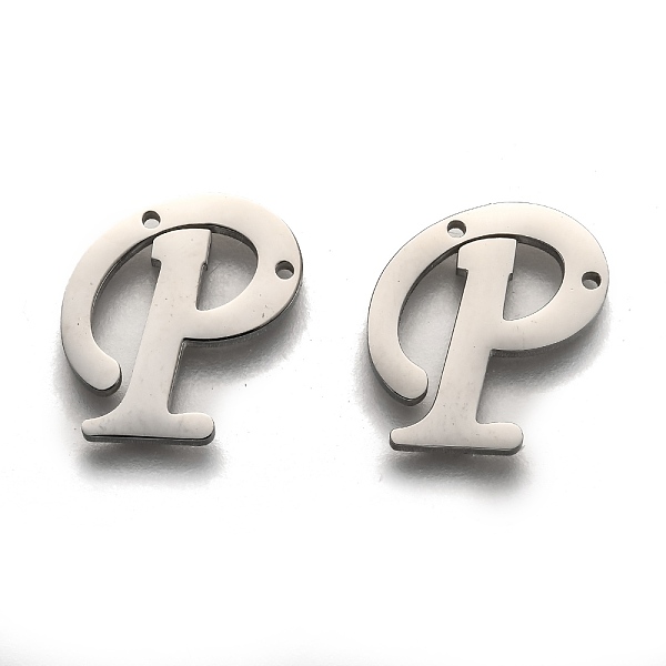 PandaHall 304 Stainless Steel Links Connectors, Letter, Letter.P, 15.5x14x1.5mm, Hole: 0.9mm 304 Stainless Steel Letter P
PandaHall 304 Stainless Steel Links Connectors, Letter, Letter.P, 15.5x14x1.5mm, Hole: 0.9mm 304 Stainless Steel Letter P
