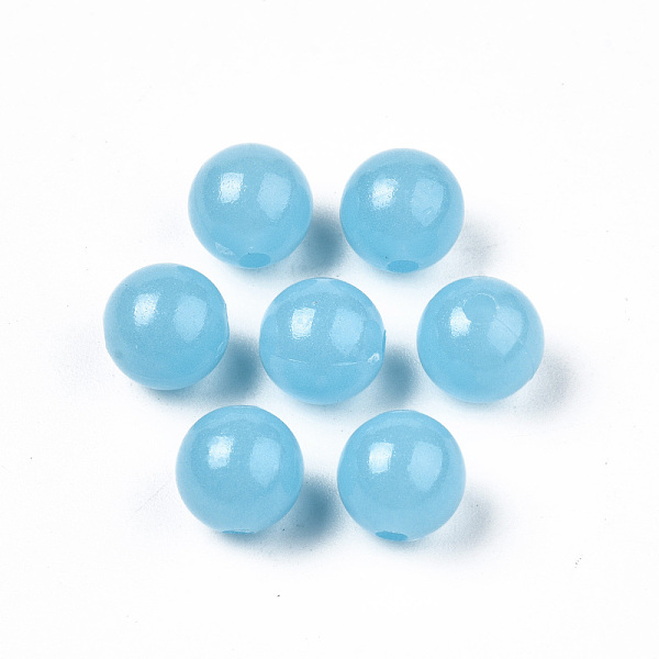 PandaHall Luminous Acrylic Beads, Glow in the Dark, Round, Light Sky Blue, 6mm, Hole: 1.6mm, about 4600pcs/500g Acrylic Round Blue
PandaHall Luminous Acrylic Beads, Glow in the Dark, Round, Light Sky Blue, 6mm, Hole: 1.6mm, about 4600pcs/500g Acrylic Round Blue
