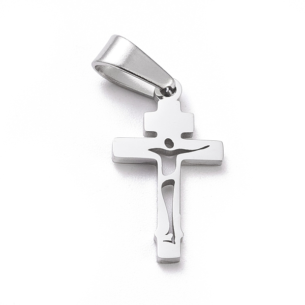 PandaHall 304 Stainless Steel Pendants, Laser Cut, Cross, Stainless Steel Color, 21x12x1.5mm, Hole: 3.5x7mm 304 Stainless Steel Cross
PandaHall 304 Stainless Steel Pendants, Laser Cut, Cross, Stainless Steel Color, 21x12x1.5mm, Hole: 3.5x7mm 304 Stainless Steel Cross