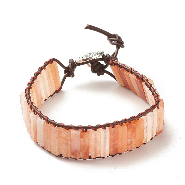 PandaHall Natural Carnelian Rectangle Beaded Bracelet, Braided Gemstone Jewelry for Women, 8-7/8 inch(22.5cm) Carnelian
PandaHall Natural Carnelian Rectangle Beaded Bracelet, Braided Gemstone Jewelry for Women, 8-7/8 inch(22.5cm) Carnelian