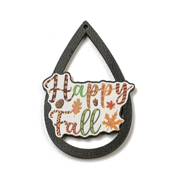 PandaHall Wood Pendants, Thanksgiving Theme, Black, Word, 55x36x3mm, Hole: 2mm Wood Word Black
PandaHall Wood Pendants, Thanksgiving Theme, Black, Word, 55x36x3mm, Hole: 2mm Wood Word Black