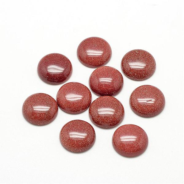 PandaHall Synthetic Goldstone Cabochons, Half Round/Dome, 8x4mm Goldstone Half Round
PandaHall Synthetic Goldstone Cabochons, Half Round/Dome, 8x4mm Goldstone Half Round