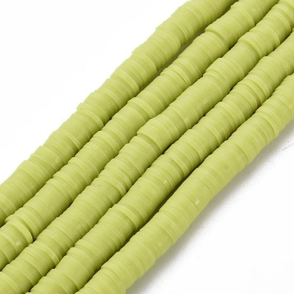 PandaHall Handmade Polymer Clay Beads, Disc/Flat Round, Heishi Beads, Green Yellow, 6x1mm, Hole: 2mm, about 380~400pcs/strand, 17.7 inch...
PandaHall Handmade Polymer Clay Beads, Disc/Flat Round, Heishi Beads, Green Yellow, 6x1mm, Hole: 2mm, about 380~400pcs/strand, 17.7 inch...