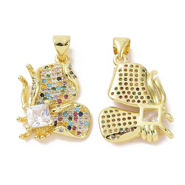 PandaHall Brass Micro Pave Cubic Zirconia Pendants, Butterfly Charm, Real 18K Gold Plated, Colorful, 22x16x4mm, Hole: 3.5x4mm Brass+Cubic...
PandaHall Brass Micro Pave Cubic Zirconia Pendants, Butterfly Charm, Real 18K Gold Plated, Colorful, 22x16x4mm, Hole: 3.5x4mm Brass+Cubic...