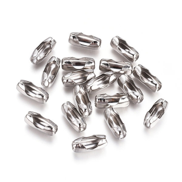 PandaHall Stainless Steel Ball Chain Connectors, Stainless Steel Color, 15x6mm, Hole: 4x2mm, Fit for 5mm ball chain Stainless Steel
PandaHall Stainless Steel Ball Chain Connectors, Stainless Steel Color, 15x6mm, Hole: 4x2mm, Fit for 5mm ball chain Stainless Steel