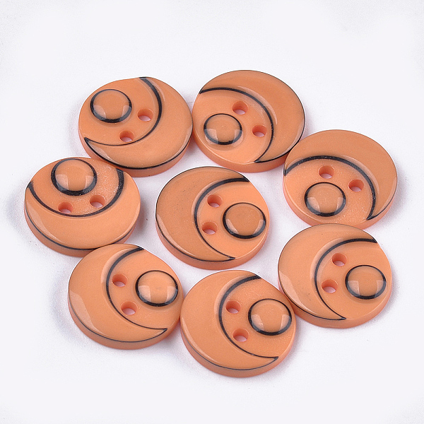 PandaHall Resin Buttons, 2-Hole, Flat Round, Orange, 15x3mm, Hole: 2mm, about 1000pcs/bag Resin Flat Round Orange
PandaHall Resin Buttons, 2-Hole, Flat Round, Orange, 15x3mm, Hole: 2mm, about 1000pcs/bag Resin Flat Round Orange