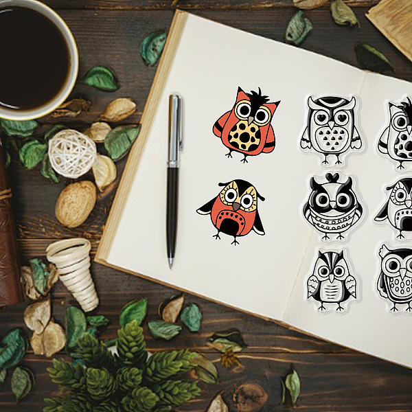 PandaHall GLOBLELAND Owls Background Clear Stamps Halloween Owls Silicone Clear Stamp Seals for Cards Making DIY Scrapbooking Photo Journal...
PandaHall GLOBLELAND Owls Background Clear Stamps Halloween Owls Silicone Clear Stamp Seals for Cards Making DIY Scrapbooking Photo Journal...