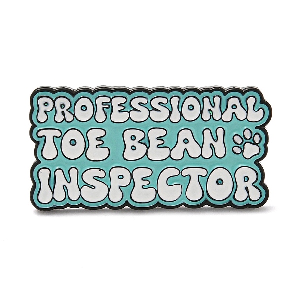 PandaHall Dog Theme Zinc Alloy Word Brooch, Enamel Pins, for Men Women, Cadet Blue, 15.5x30x1.6mm Alloy+Enamel Word
PandaHall Dog Theme Zinc Alloy Word Brooch, Enamel Pins, for Men Women, Cadet Blue, 15.5x30x1.6mm Alloy+Enamel Word
