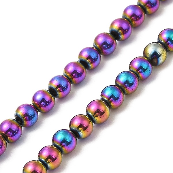 PandaHall Electroplate Synthetic Non-magnetic Hematite Beads Strands, Round, Rainbow Plated, 4.5~5mm, Hole: 0.8mm, about 86~87pcs/strand...
PandaHall Electroplate Synthetic Non-magnetic Hematite Beads Strands, Round, Rainbow Plated, 4.5~5mm, Hole: 0.8mm, about 86~87pcs/strand...
