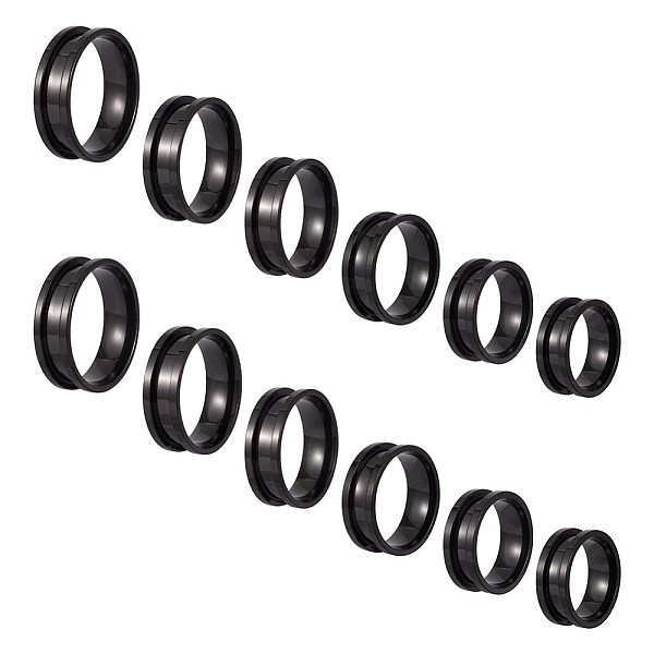 PandaHall 12Pcs 6 Styles 201 Stainless Steel Grooved Finger Ring Settings, Ring Core Blank, for Inlay Ring Jewelry Making, Electrophoresis...
PandaHall 12Pcs 6 Styles 201 Stainless Steel Grooved Finger Ring Settings, Ring Core Blank, for Inlay Ring Jewelry Making, Electrophoresis...