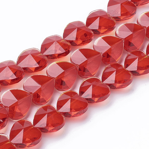 PandaHall Transparent Glass Beads, Faceted, Heart, Red, 10x10x6.5mm, Hole: 1mm Glass Heart Red
PandaHall Transparent Glass Beads, Faceted, Heart, Red, 10x10x6.5mm, Hole: 1mm Glass Heart Red