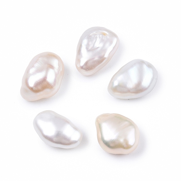 PandaHall Natural Baroque Keshi Pearl Beads, Freshwater Pearl Beads, No Hole, Nuggets, Floral White, 12~13x7.5~9.5x6~7mm Keshi Pearl Nuggets
PandaHall Natural Baroque Keshi Pearl Beads, Freshwater Pearl Beads, No Hole, Nuggets, Floral White, 12~13x7.5~9.5x6~7mm Keshi Pearl Nuggets