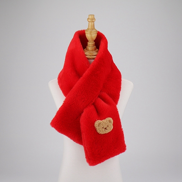 PandaHall Polyester Faux Rabbit Fur Boys Girls Adjustable Neck Warmer Scarf, Winter Autumn Kids Cute Bear Collar Scarf, Red, 830~1300mm...
PandaHall Polyester Faux Rabbit Fur Boys Girls Adjustable Neck Warmer Scarf, Winter Autumn Kids Cute Bear Collar Scarf, Red, 830~1300mm...