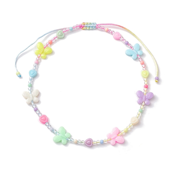 PandaHall Acrylic Beaded Necklaces, Butterfly, Mixed Color, Inner Diameter: 7.87 inch(20cm) Acrylic Butterfly Multicolor
PandaHall Acrylic Beaded Necklaces, Butterfly, Mixed Color, Inner Diameter: 7.87 inch(20cm) Acrylic Butterfly Multicolor