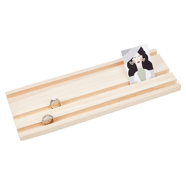 PandaHall 3-Slot Wood Earring Display Card Tray, Jewelry Display Holder for Earrings, Rings Storage, Rectangle, Wheat, 35x12.3x1.55cm, Slot..., Orange
PandaHall 3-Slot Wood Earring Display Card Tray, Jewelry Display Holder for Earrings, Rings Storage, Rectangle, Wheat, 35x12.3x1.55cm, Slot..., Orange