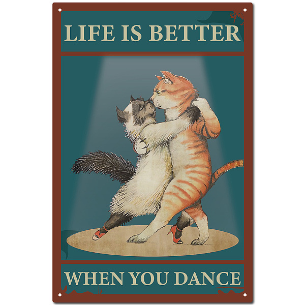 PandaHall Vintage Metal Iron Tin Sign Poster, Wall Decor for Bars, Restaurants, Cafes Pubs, Rectangle, Cat Shape, 300x200x0.5mm, Hole: 3mm...
PandaHall Vintage Metal Iron Tin Sign Poster, Wall Decor for Bars, Restaurants, Cafes Pubs, Rectangle, Cat Shape, 300x200x0.5mm, Hole: 3mm...