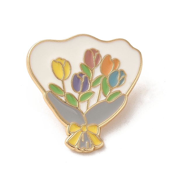 PandaHall Flower Alloy Enamel Brooch, Bouquet Enamel Pins, for Backpack Clothes, Colorful, 29x28x1.5mm Alloy+Enamel Flower
PandaHall Flower Alloy Enamel Brooch, Bouquet Enamel Pins, for Backpack Clothes, Colorful, 29x28x1.5mm Alloy+Enamel Flower