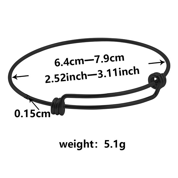 PandaHall Adjustable Expandable 304 Stainless Steel Bangles for Women Stainless Steel
PandaHall Adjustable Expandable 304 Stainless Steel Bangles for Women Stainless Steel