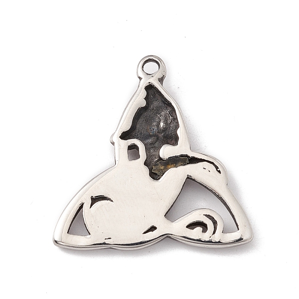 PandaHall 304 Stainless Steel Pendant, Knot with Fox, Antique Silver, 24.5x23x3mm, Hole: 1.6mm 304 Stainless Steel Others
PandaHall 304 Stainless Steel Pendant, Knot with Fox, Antique Silver, 24.5x23x3mm, Hole: 1.6mm 304 Stainless Steel Others
