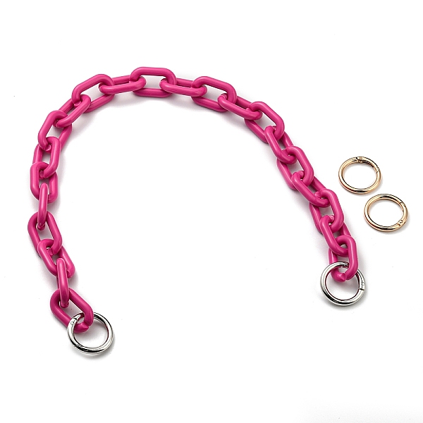 PandaHall WADORN 1Pc Opaque Acrylic Cable Chain Bag Straps, and 2Pcs Zinc Alloy Spring Gate Rings, for Bag Handle Accessories, Fuchsia..., Pink
PandaHall WADORN 1Pc Opaque Acrylic Cable Chain Bag Straps, and 2Pcs Zinc Alloy Spring Gate Rings, for Bag Handle Accessories, Fuchsia..., Pink