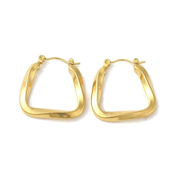 PandaHall 304 Stainless Steel Hoop Earrings for Women, Trapezoid, Golden, 25x3.5mm 304 Stainless Steel Triangle
PandaHall 304 Stainless Steel Hoop Earrings for Women, Trapezoid, Golden, 25x3.5mm 304 Stainless Steel Triangle