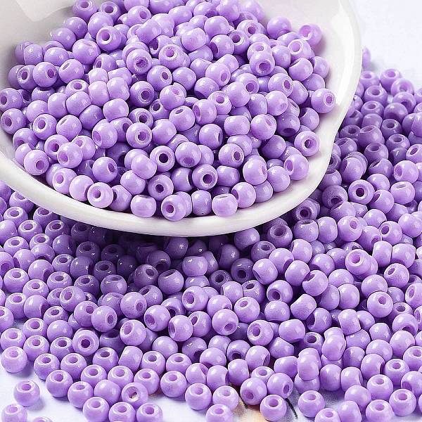 PandaHall Baking Paint Glass Seed Beads, Round, Lilac, 4x3mm, Hole: 1.2mm, about 7650pcs/pound Glass Purple
PandaHall Baking Paint Glass Seed Beads, Round, Lilac, 4x3mm, Hole: 1.2mm, about 7650pcs/pound Glass Purple