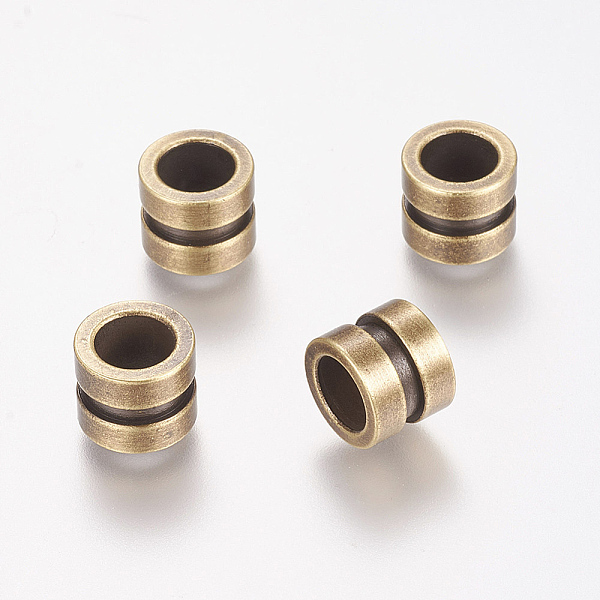 PandaHall 304 Stainless Steel Beads, Large Hole Beads, Grooved Beads, Column, Brushed Antique Bronze, 10x8mm, Hole: 6.5mm 304 Stainless...
PandaHall 304 Stainless Steel Beads, Large Hole Beads, Grooved Beads, Column, Brushed Antique Bronze, 10x8mm, Hole: 6.5mm 304 Stainless...