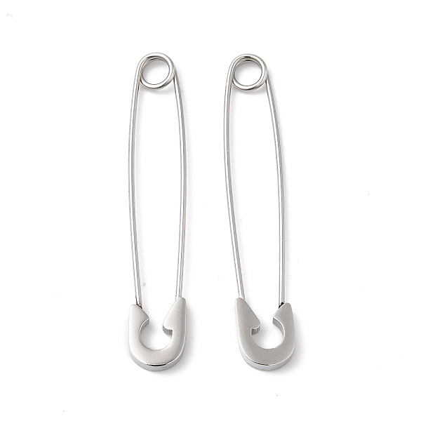 PandaHall 304 Stainless Safety Pins, Stainless Steel Color, 41x7x2mm Stainless Steel
PandaHall 304 Stainless Safety Pins, Stainless Steel Color, 41x7x2mm Stainless Steel
