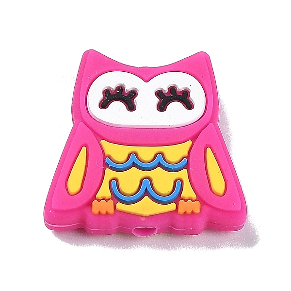 PandaHall Owl Food Grade Eco-Friendly Silicone Beads, Chewing Beads For Teethers, DIY Nursing Necklaces Making, Deep Pink, 25x26x8mm, Hole...
PandaHall Owl Food Grade Eco-Friendly Silicone Beads, Chewing Beads For Teethers, DIY Nursing Necklaces Making, Deep Pink, 25x26x8mm, Hole...