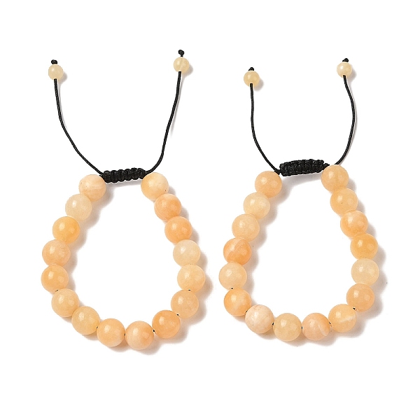 PandaHall 10mm Round Natural Yellow Jade Braided Bead Bracelets, Adjustable Nylon Cord Bracelets for Women Men, Inner Diameter: 1-3/4~2-7/8...
PandaHall 10mm Round Natural Yellow Jade Braided Bead Bracelets, Adjustable Nylon Cord Bracelets for Women Men, Inner Diameter: 1-3/4~2-7/8...