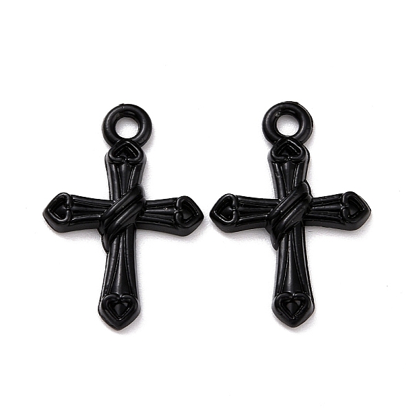 PandaHall Alloy Pendants, Cross, Electrophoresis Black, 20.5x13.5x2mm, Hole: 1.8mm Alloy Cross
PandaHall Alloy Pendants, Cross, Electrophoresis Black, 20.5x13.5x2mm, Hole: 1.8mm Alloy Cross
