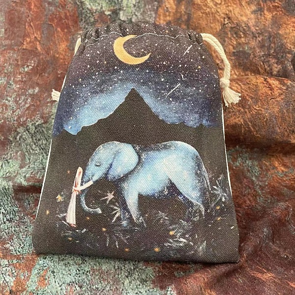 PandaHall Tarot Theme Canvas Cloth Packing Pouches Drawstring Bags, Rectangle, Elephant Pattern, 15~18x13~14cm Cloth Elephant
PandaHall Tarot Theme Canvas Cloth Packing Pouches Drawstring Bags, Rectangle, Elephant Pattern, 15~18x13~14cm Cloth Elephant