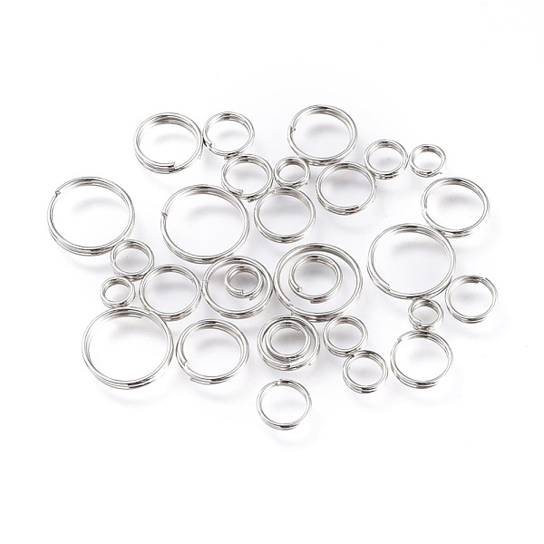 PandaHall Iron Split Rings, Double Loops Jump Rings, Platinum, 4~10x1.4mm, Inner Diameter: 3.3~8.6mm, about 5316pcs/500g Iron Ring
PandaHall Iron Split Rings, Double Loops Jump Rings, Platinum, 4~10x1.4mm, Inner Diameter: 3.3~8.6mm, about 5316pcs/500g Iron Ring