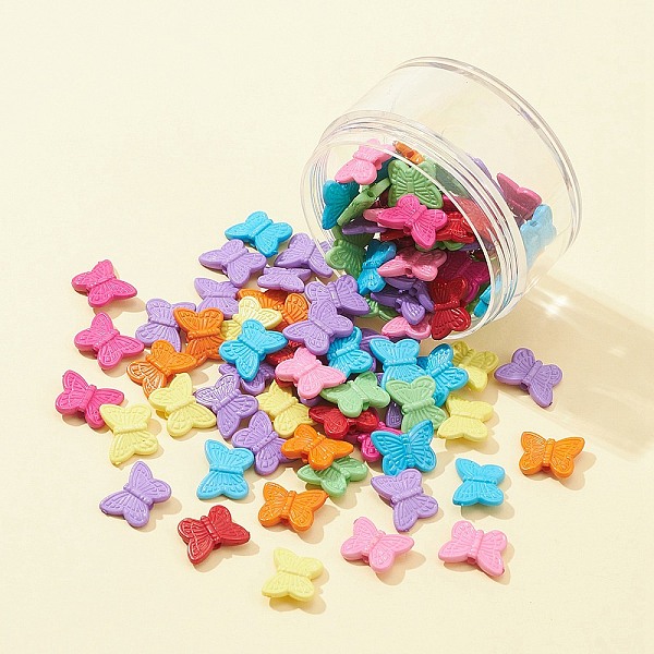 PandaHall 100Pcs Opaque Acrylic Beads, Butterfly, Mixed Color, 14.5x11x4mm, Hole: 1.5mm Acrylic Butterfly Multicolor
PandaHall 100Pcs Opaque Acrylic Beads, Butterfly, Mixed Color, 14.5x11x4mm, Hole: 1.5mm Acrylic Butterfly Multicolor
