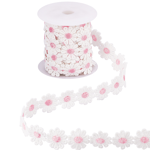 PandaHall 7Yards Daisy Pattern Polyester Lace Trim, with Spools, Pink, 1 inch(25mm), about 7yards/roll(6.4m/roll) Polyester Pink
PandaHall 7Yards Daisy Pattern Polyester Lace Trim, with Spools, Pink, 1 inch(25mm), about 7yards/roll(6.4m/roll) Polyester Pink