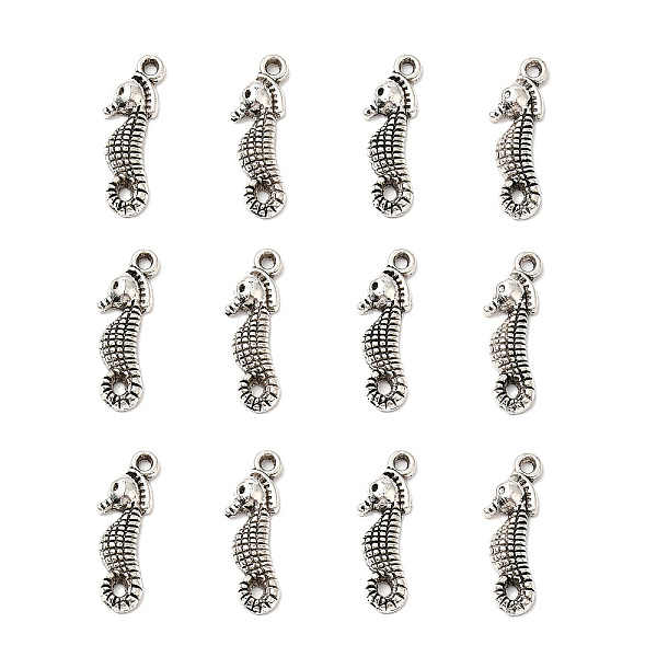 PandaHall Tibetan Style Alloy Pendants, Sea Horse Charms, Cadmium Free & Lead Free, Antique Silver, 22x7.5x3mm, Hole: 1.4mm, about...
PandaHall Tibetan Style Alloy Pendants, Sea Horse Charms, Cadmium Free & Lead Free, Antique Silver, 22x7.5x3mm, Hole: 1.4mm, about...