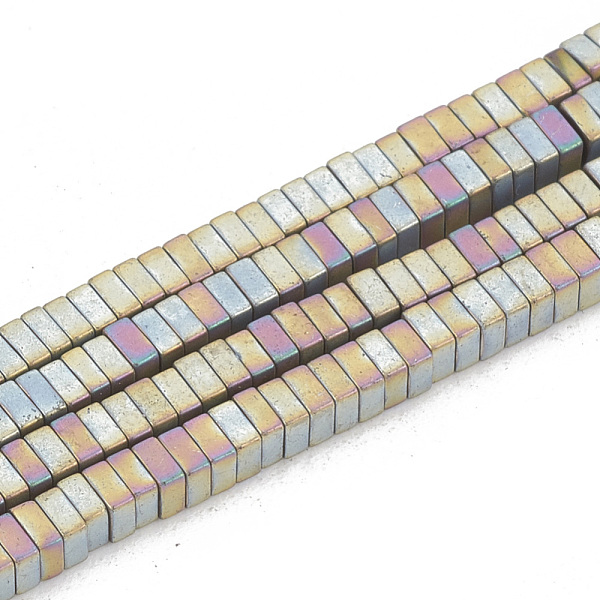 PandaHall Electroplate Non-magnetic Synthetic Hematite Beads Strands, Matte Style, Square Heishi Beads, Rainbow Plated, 2x2x1mm, Hole: 0.8mm...
PandaHall Electroplate Non-magnetic Synthetic Hematite Beads Strands, Matte Style, Square Heishi Beads, Rainbow Plated, 2x2x1mm, Hole: 0.8mm...