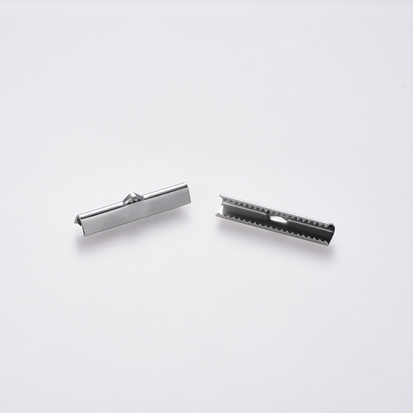 PandaHall 304 Stainless Steel Ribbon Crimp Ends, Stainless Steel Color, 7x30mm, Hole: 1.5x2mm 304 Stainless Steel
PandaHall 304 Stainless Steel Ribbon Crimp Ends, Stainless Steel Color, 7x30mm, Hole: 1.5x2mm 304 Stainless Steel