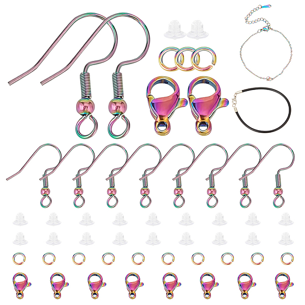 PandaHall CREATCABIN Jewelry Making Kits, including 10Pcs Earring Hooks, 100Pcs Jump Rings, 10Pcs Lobster Claw Clasps, 4Pcs 2 Style...
PandaHall CREATCABIN Jewelry Making Kits, including 10Pcs Earring Hooks, 100Pcs Jump Rings, 10Pcs Lobster Claw Clasps, 4Pcs 2 Style...