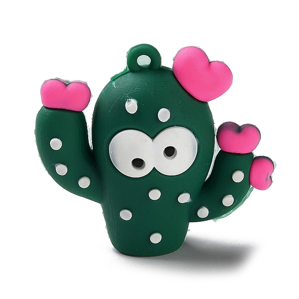 PandaHall PVC Plastic Pendants, Cactus Charm, Dark Slate Gray, 45x49x20mm, Hole: 3mm PVC Cactus
PandaHall PVC Plastic Pendants, Cactus Charm, Dark Slate Gray, 45x49x20mm, Hole: 3mm PVC Cactus