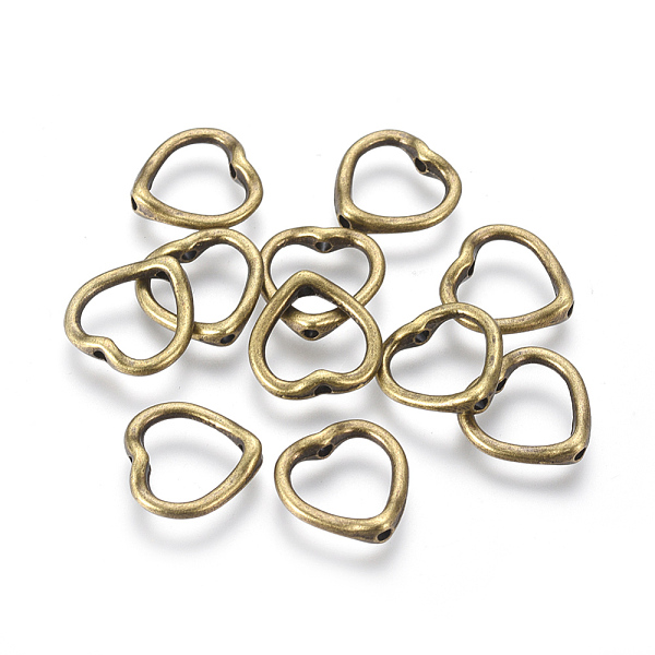 PandaHall Tibetan Style Heart Bead Frames, Antique Bronze, Lead Free & Cadmium Free & Nickel Free, 13.5x1mm, Hole: 1.5mm Alloy Heart
PandaHall Tibetan Style Heart Bead Frames, Antique Bronze, Lead Free & Cadmium Free & Nickel Free, 13.5x1mm, Hole: 1.5mm Alloy Heart