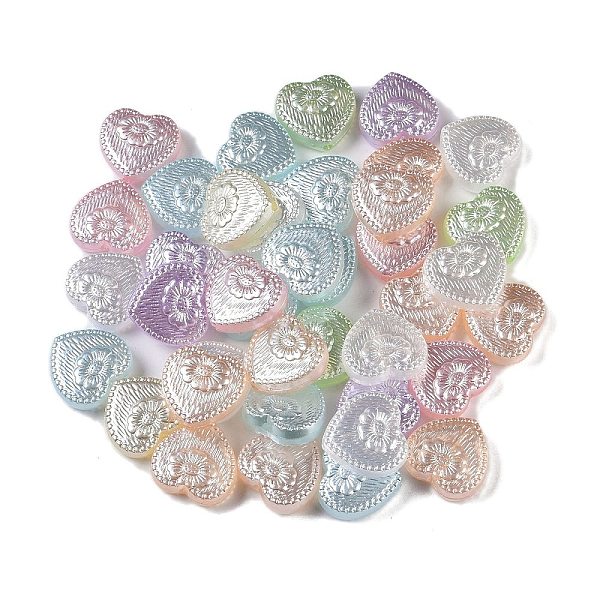 PandaHall Plating Acrylic Beads, Heart with Flower, Mixed Color, 17x18x6.5mm, Hole: 1.8mm, 750pcs/500g Acrylic Heart Multicolor
PandaHall Plating Acrylic Beads, Heart with Flower, Mixed Color, 17x18x6.5mm, Hole: 1.8mm, 750pcs/500g Acrylic Heart Multicolor