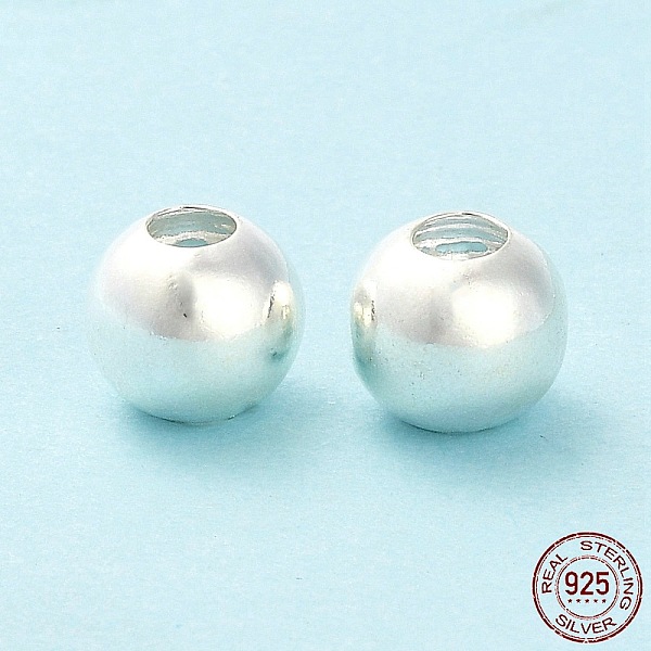 PandaHall 925 Sterling Silver Beads, Round, Silver, 9.5x8.5mm, Hole: 4mm Sterling Silver Round
PandaHall 925 Sterling Silver Beads, Round, Silver, 9.5x8.5mm, Hole: 4mm Sterling Silver Round