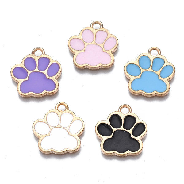 PandaHall Alloy Enamel Pendants, Cadmium Free & Lead Free, Dog Paw Prints, Mixed Color, 17.5x16x1.5mm, Hole: 2mm Alloy+Enamel Paw Print..., Multicolor
PandaHall Alloy Enamel Pendants, Cadmium Free & Lead Free, Dog Paw Prints, Mixed Color, 17.5x16x1.5mm, Hole: 2mm Alloy+Enamel Paw Print..., Multicolor