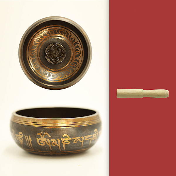 PandaHall Tibetan Brass Singing Bowl & Wood Striker Set, Nepal Buddha Meditation Sound Bowl, Yoga Sound Bowls, for Holistic Stress Relief...
PandaHall Tibetan Brass Singing Bowl & Wood Striker Set, Nepal Buddha Meditation Sound Bowl, Yoga Sound Bowls, for Holistic Stress Relief...