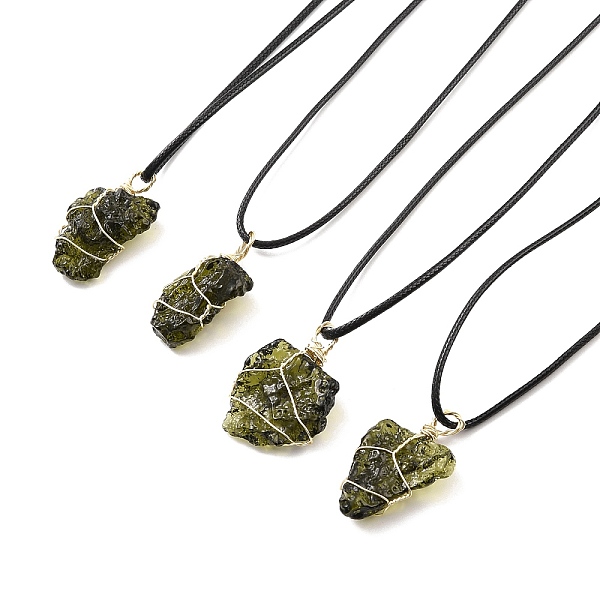 PandaHall Glass Pendant Necklace for Men Women, Wrie Wrapped Irregular Glass Necklace, 18.11 inch(46cm) Glass
PandaHall Glass Pendant Necklace for Men Women, Wrie Wrapped Irregular Glass Necklace, 18.11 inch(46cm) Glass