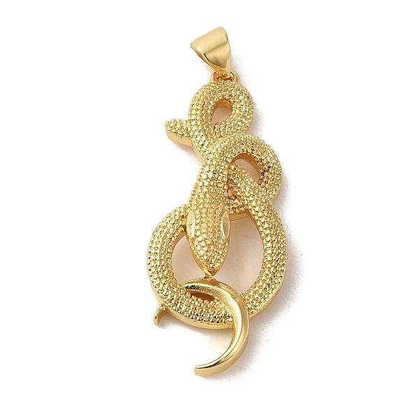 PandaHall Brass Pendant, Real 18K Gold Plated, Snake, 36.5x15x6mm, Hole: 5.5x3.5mm Brass Snake
PandaHall Brass Pendant, Real 18K Gold Plated, Snake, 36.5x15x6mm, Hole: 5.5x3.5mm Brass Snake