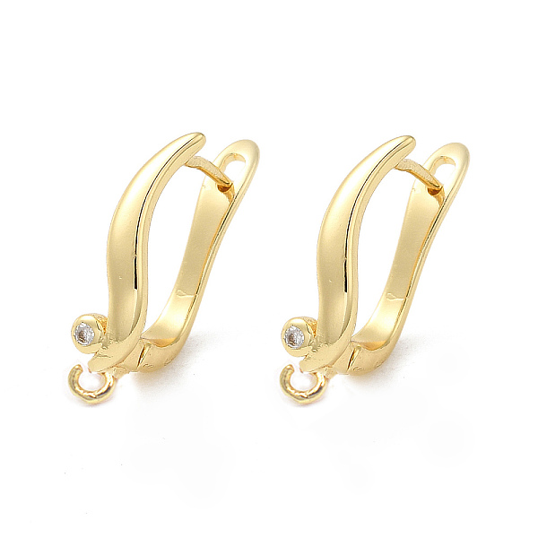 PandaHall Rack Plating Brass Micro Pave Cubic Zirconia Hoop Earring Findings, Cadmium Free & Lead Free, Long-Lasting Plated, Golden...
PandaHall Rack Plating Brass Micro Pave Cubic Zirconia Hoop Earring Findings, Cadmium Free & Lead Free, Long-Lasting Plated, Golden...