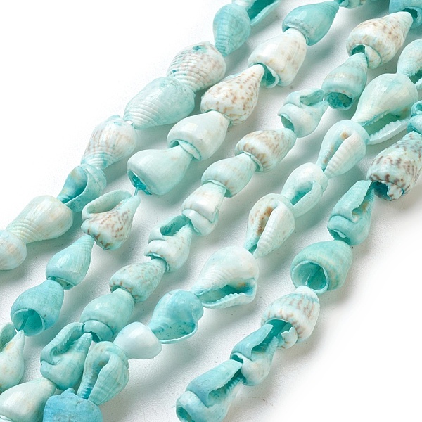 PandaHall Spiral Shell Beads Strands, Dyed, Aquamarine, 6mm, Hole: 0.5~1mm, about 150~170pcs/strand, 56 inch(142.2cm) Spiral Shell Shell..., Green
PandaHall Spiral Shell Beads Strands, Dyed, Aquamarine, 6mm, Hole: 0.5~1mm, about 150~170pcs/strand, 56 inch(142.2cm) Spiral Shell Shell..., Green