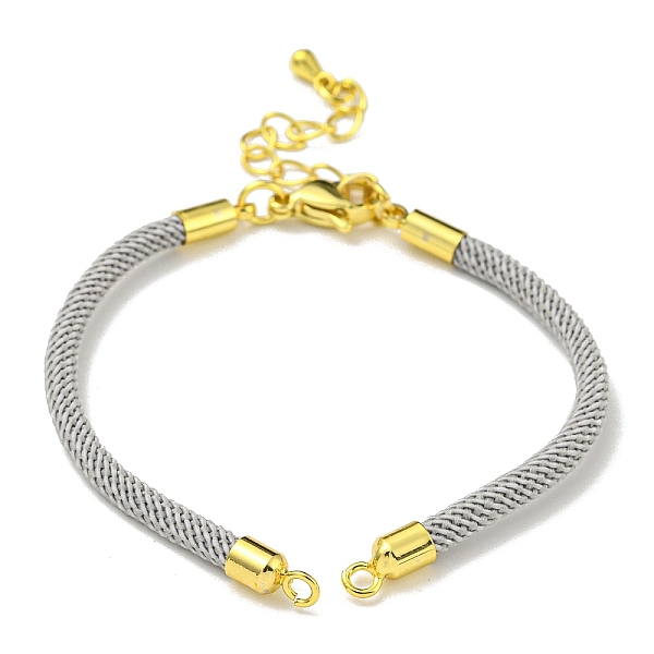 PandaHall Nylon Cords Bracelet Makings Fit for Connector Charms, with Brass Findings and 304 Stainless Steel Lobster Claw Clasps..., Gray
PandaHall Nylon Cords Bracelet Makings Fit for Connector Charms, with Brass Findings and 304 Stainless Steel Lobster Claw Clasps..., Gray